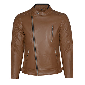 GOLD-TOP LEATHER ARMOURED JACKET