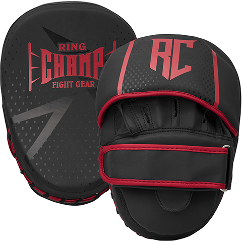 Ring Champ Stealth Red Focus Pads